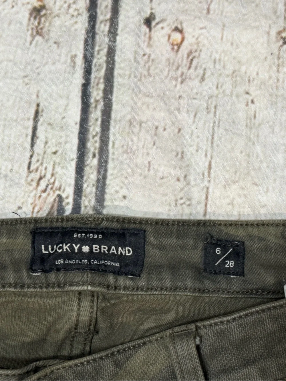 Lucky Brand Camouflage Denim Jeans Pants Women's